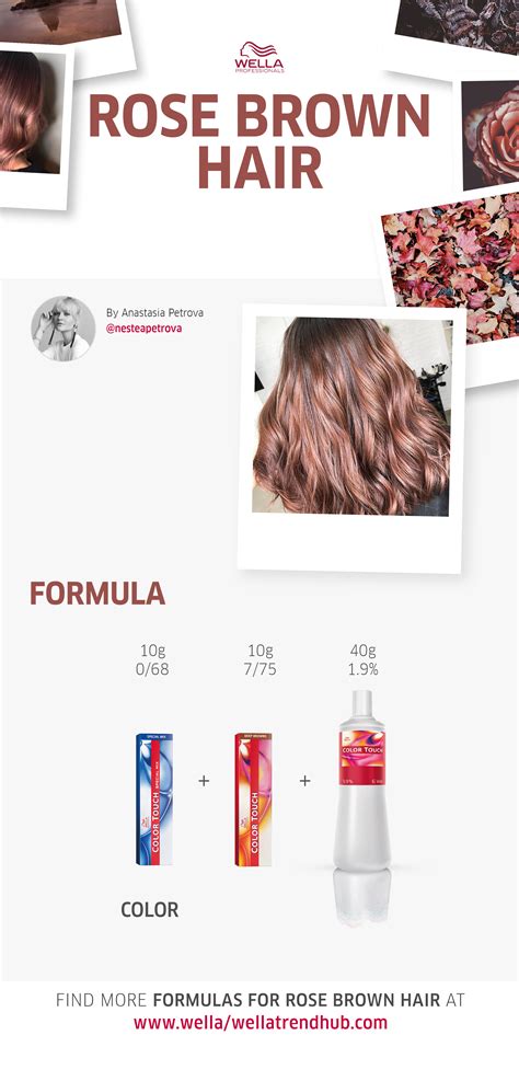 rose brown hair|rose brown hair color formula.